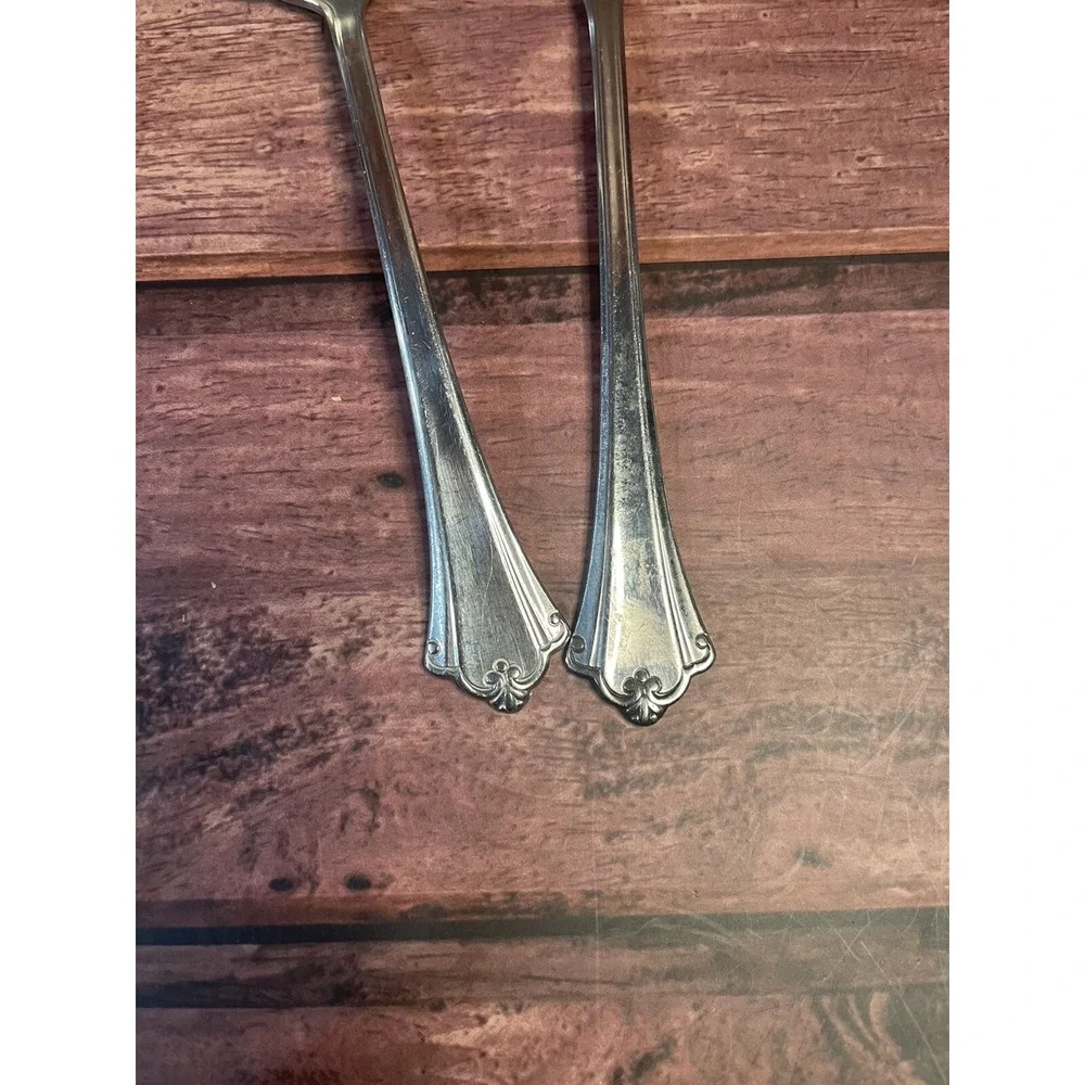 Vintage Oneida Deluxe Stainless Meat Fork and Gravy Ladle